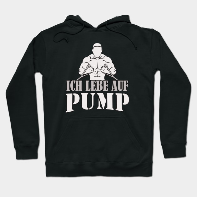 Workout Body Building Humor Leben auf Pump Hoodie by Foxxy Merch